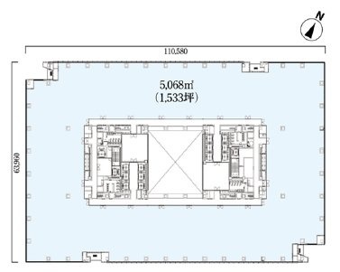 豊洲フロント7F 間取り図