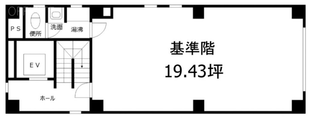 石井ビル3F 間取り図