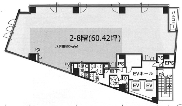 近鉄霞が関(霞が関IHF)ビル2F 間取り図