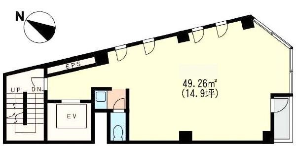 桜並木ビル2F 間取り図