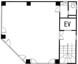 桑原ビル4F 間取り図