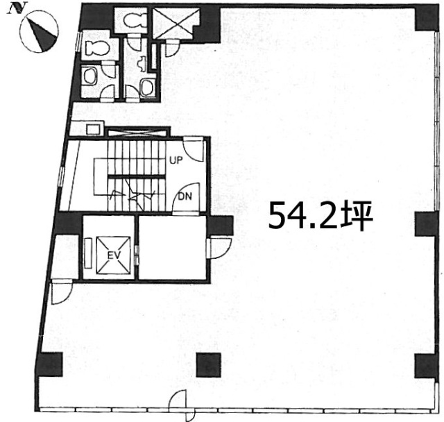 登喜和ビル6F 間取り図