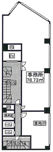 第3柳下ビルB1F 間取り図