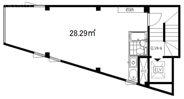 駒沢N・Sビル5F 間取り図