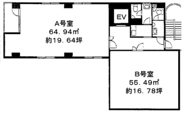 陽光ビル8F 間取り図