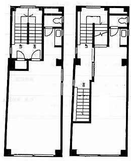 河本ビル2F～5F 間取り図