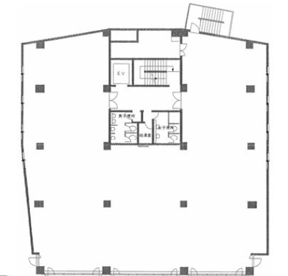 菱化ビル6F 間取り図