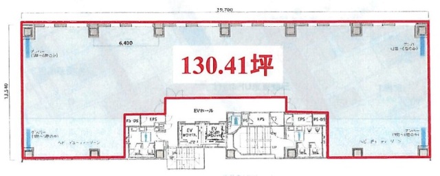 日本橋セントラルスクエア4F 間取り図