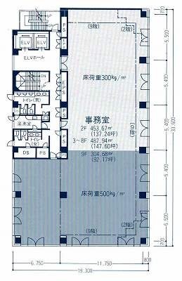 飯田橋MFビル1F 間取り図