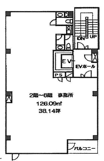 所沢K・Sビル3F 間取り図