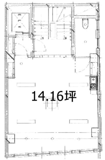 中野南口駅前ビル6F 間取り図