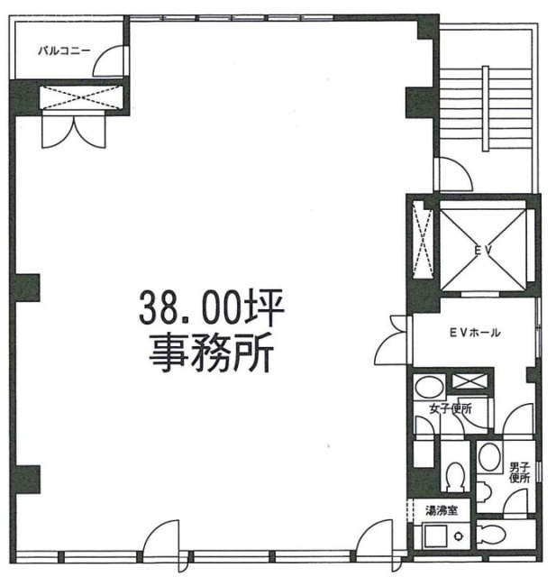 日本橋岡野ビル3F 間取り図