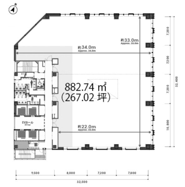 神保町北東急ビル3F 間取り図