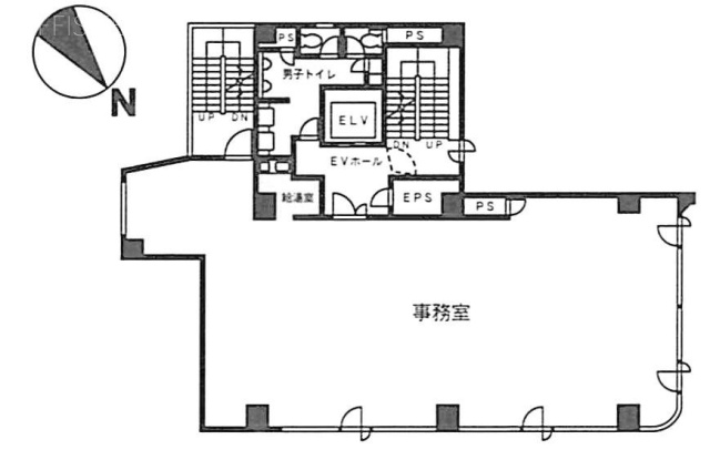 エクシズビル5F 間取り図