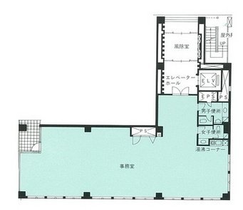 京橋第2有楽ビル8F 間取り図
