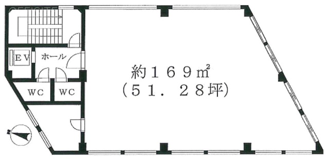 三京ビル6F 間取り図