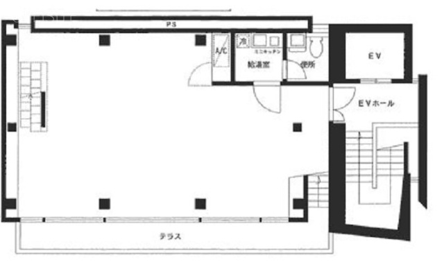 日本橋昭光ビルB1F 間取り図