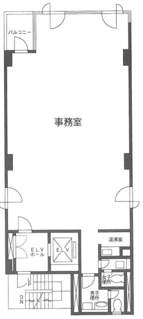 タイヨービル2F 間取り図