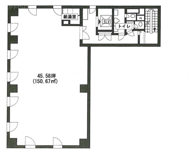 第2小林ビル2F 間取り図