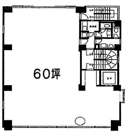 水道橋外堀通ビル6F 間取り図