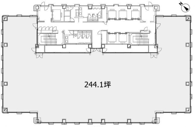 みずほリースビルB2F～13F 間取り図