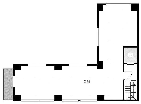 キャッスル1号館ビル5F 間取り図