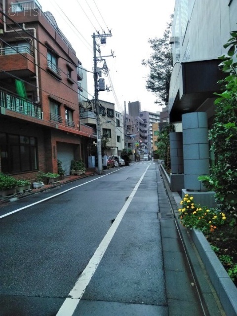 根橋ビルA ビル前面道路