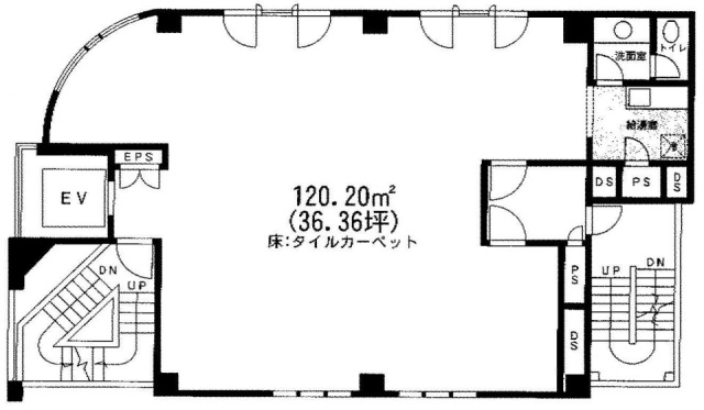 池袋ロイヤルビル6F 間取り図