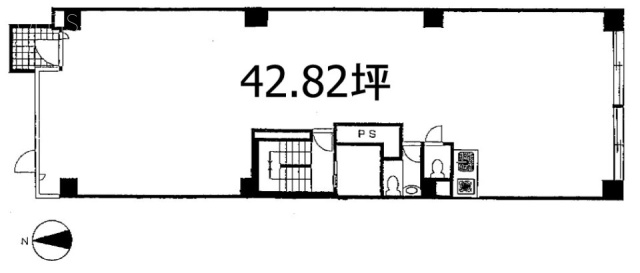 淳和ビル5F 間取り図