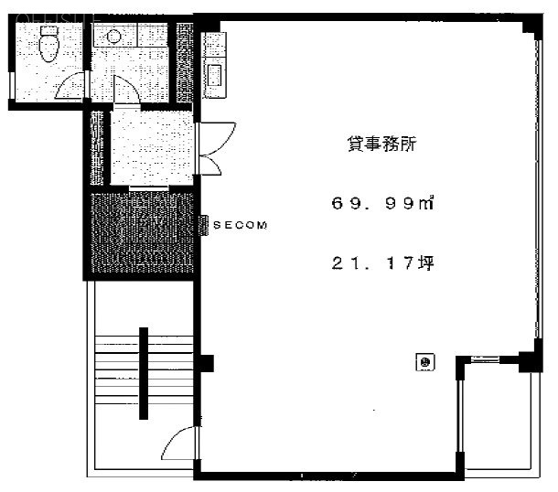 MBS音羽ビル9F 間取り図