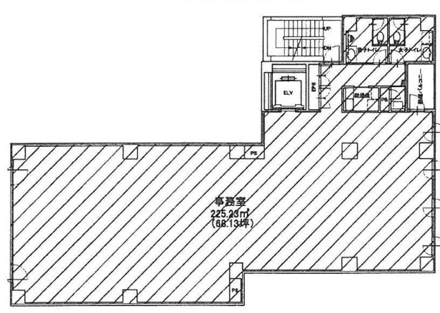 D‘s VARIE神田ビル8F 間取り図