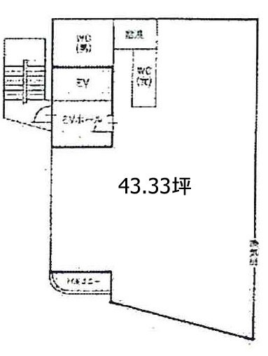 第15下川ビル701 間取り図