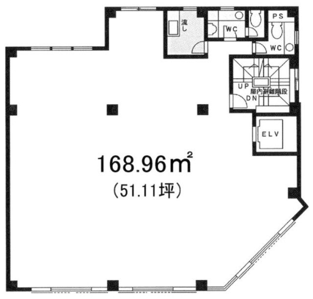 Core高円寺ビル3F 間取り図