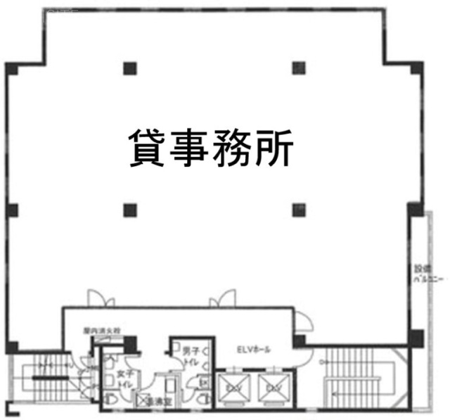 横浜YS西口ビル7F 間取り図