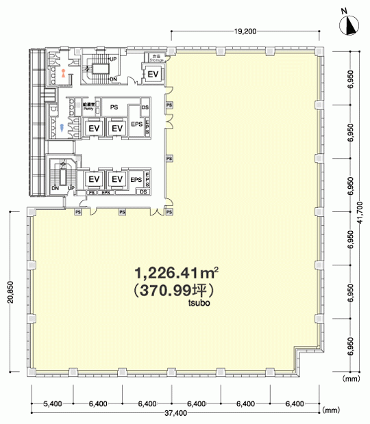半蔵門ファーストビル11F 間取り図
