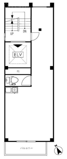 銀座白亜ビル4F 間取り図
