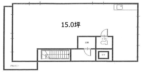 ハウス西麻布5F 間取り図