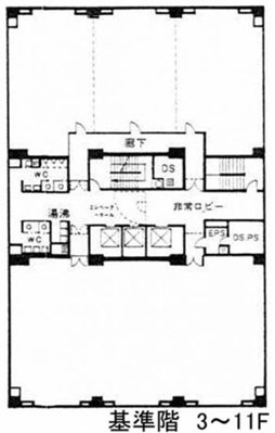 住友生命五反田ビル3F 間取り図