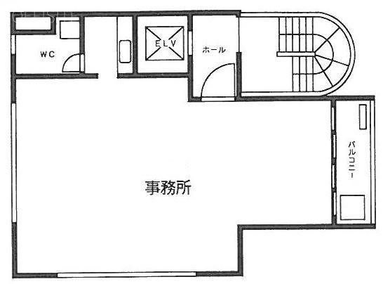 二番町ビル5F 間取り図