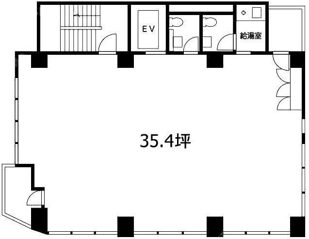 舟正ビル4F 間取り図