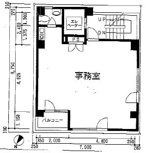 赤札屋ビル3F 間取り図