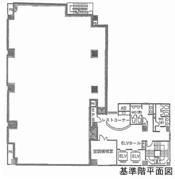 新宿御苑前アネックスビル3F 間取り図