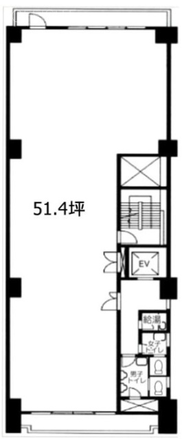 芝栄太楼ビル4F 間取り図