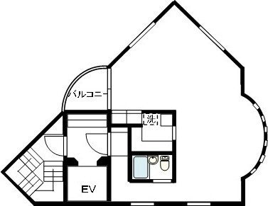 東麻布BOAビル5F 間取り図