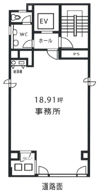 S&Uビル6F 間取り図