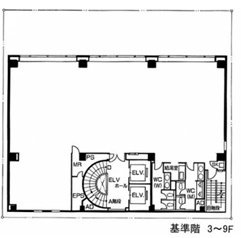 NC竹橋ビル7F 間取り図