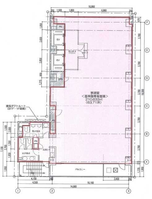 NT虎ノ門ビル1F 間取り図