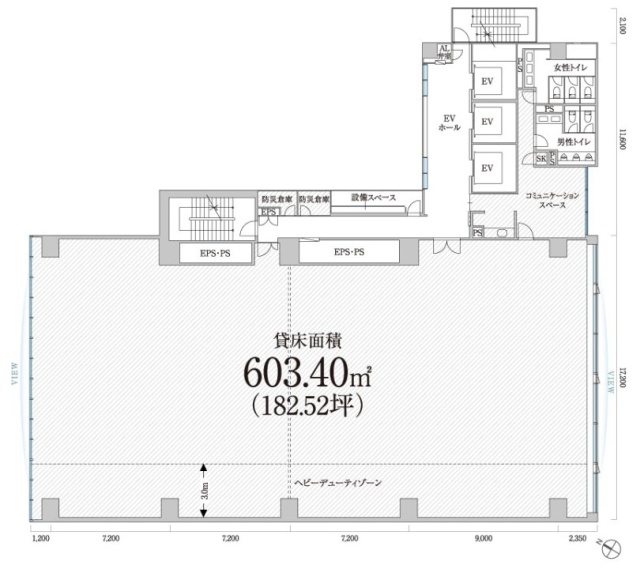 PMO田町Ⅱ10F 間取り図