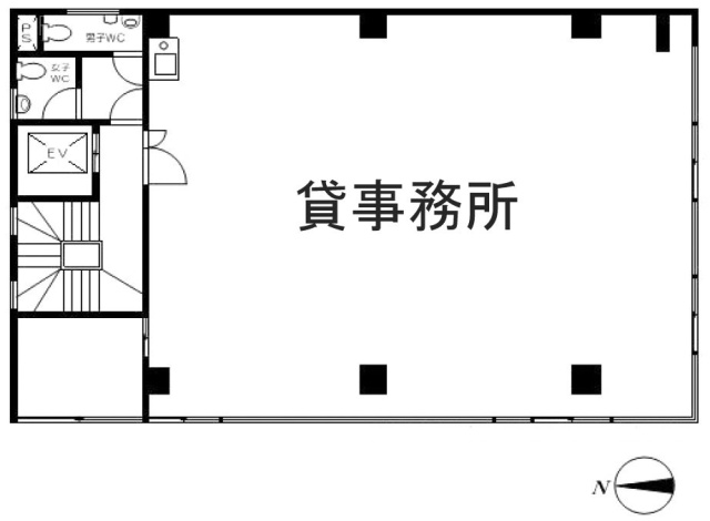 KIYOビル4F 間取り図