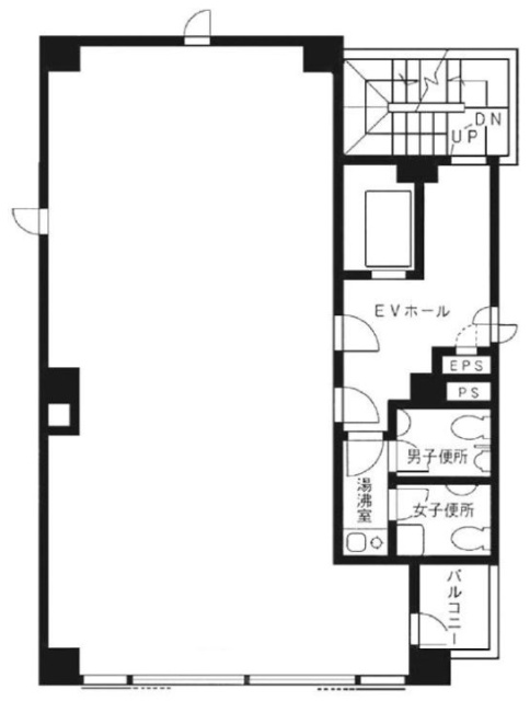 高円寺岡本ビル7F 間取り図